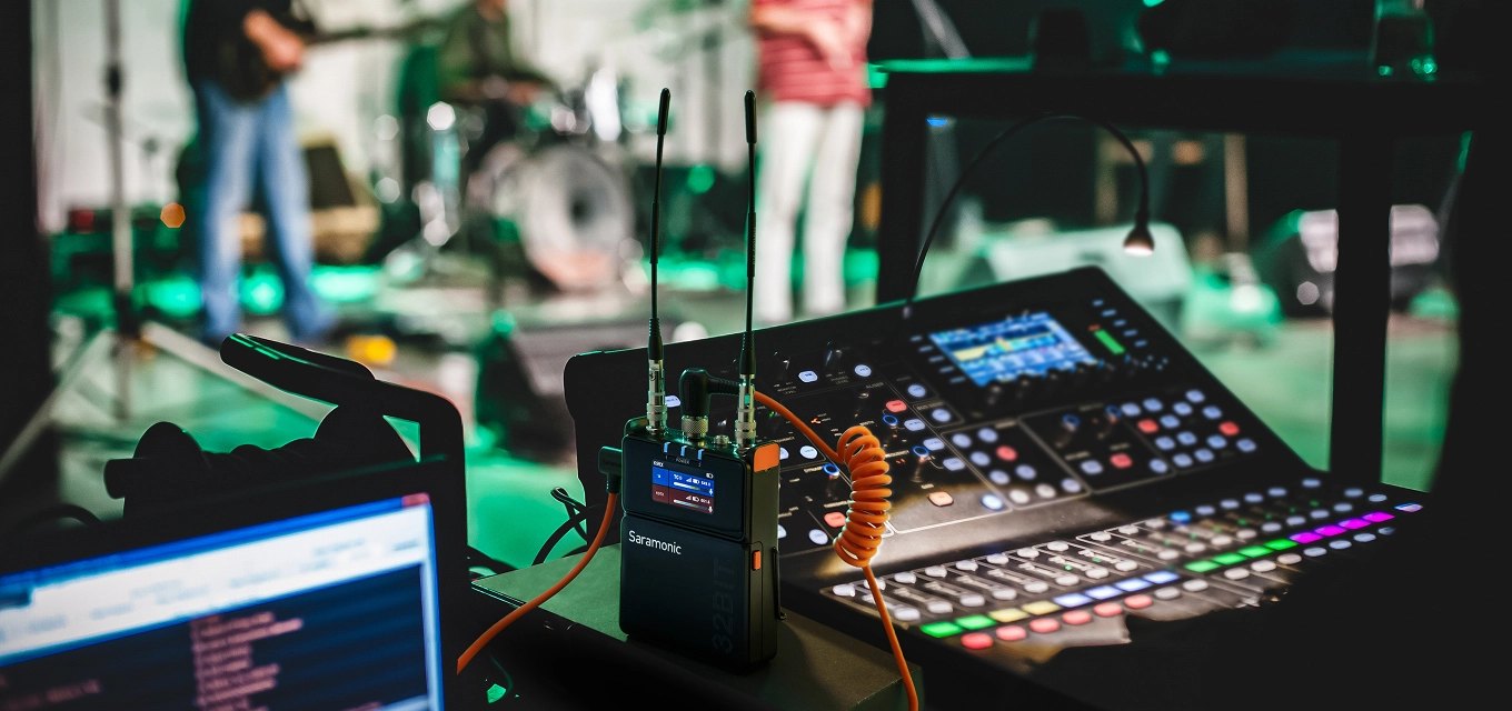 Saramonic K9 RX – Recorder, Mischpult und Bühne
