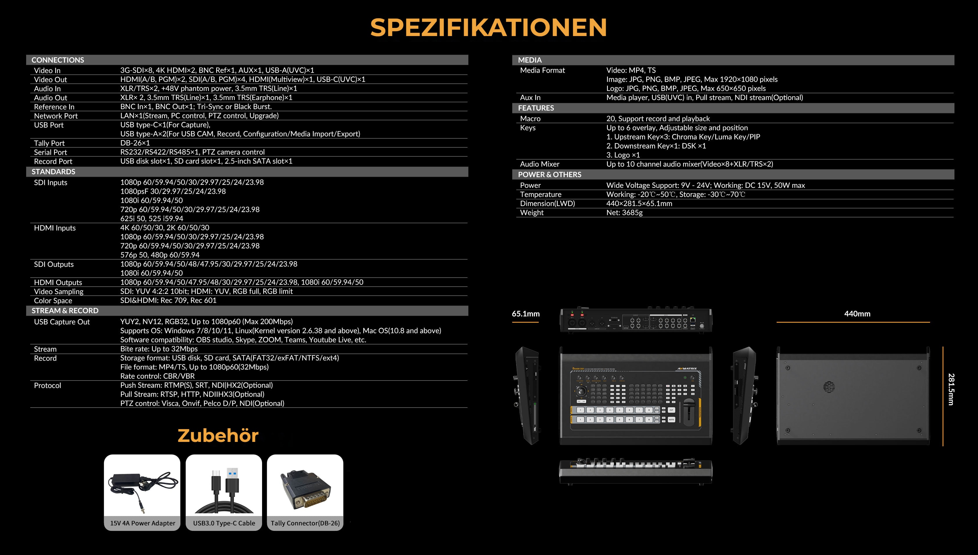 AVMatrix SHARK S8X