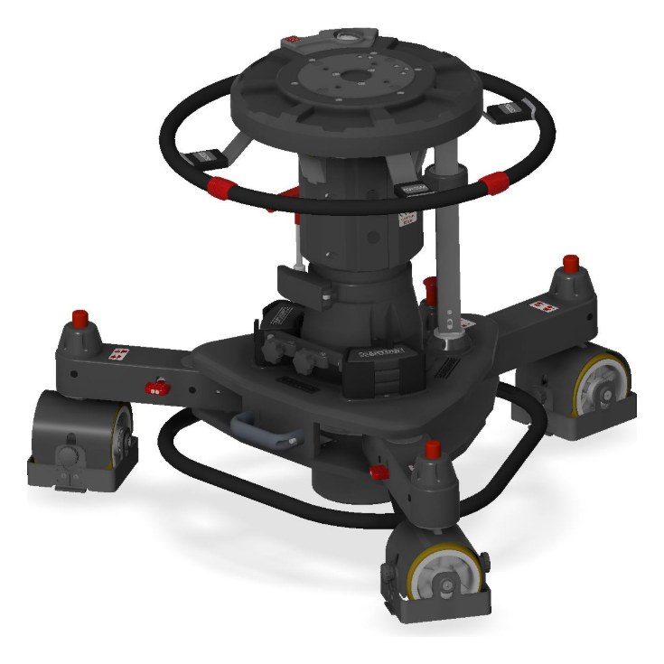 Cartoni Pedestal P90 HP – Räder für schweren Einsatz