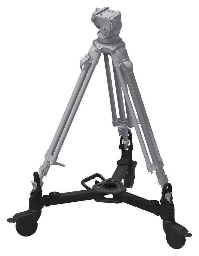 Cartoni D844/A Dolly Standard 100, ausziehbar – Dolly mit Stativ