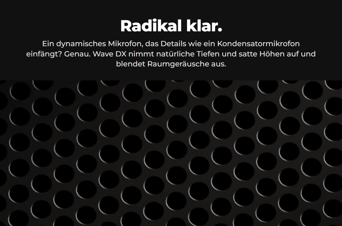 Details und Geräuschunterdrückung