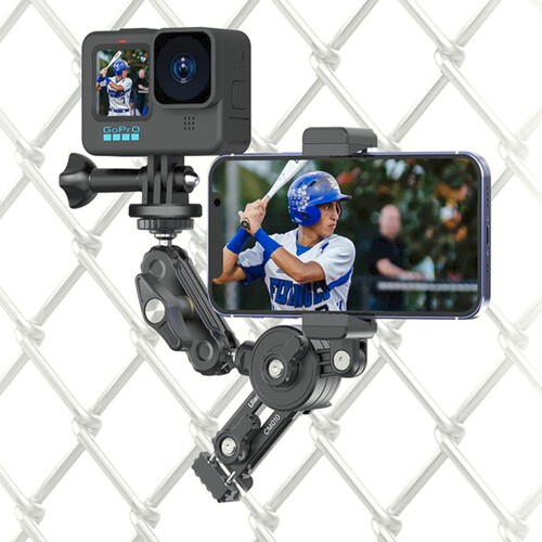 Ulanzi Baseball Fence Mount na drátěném plotu