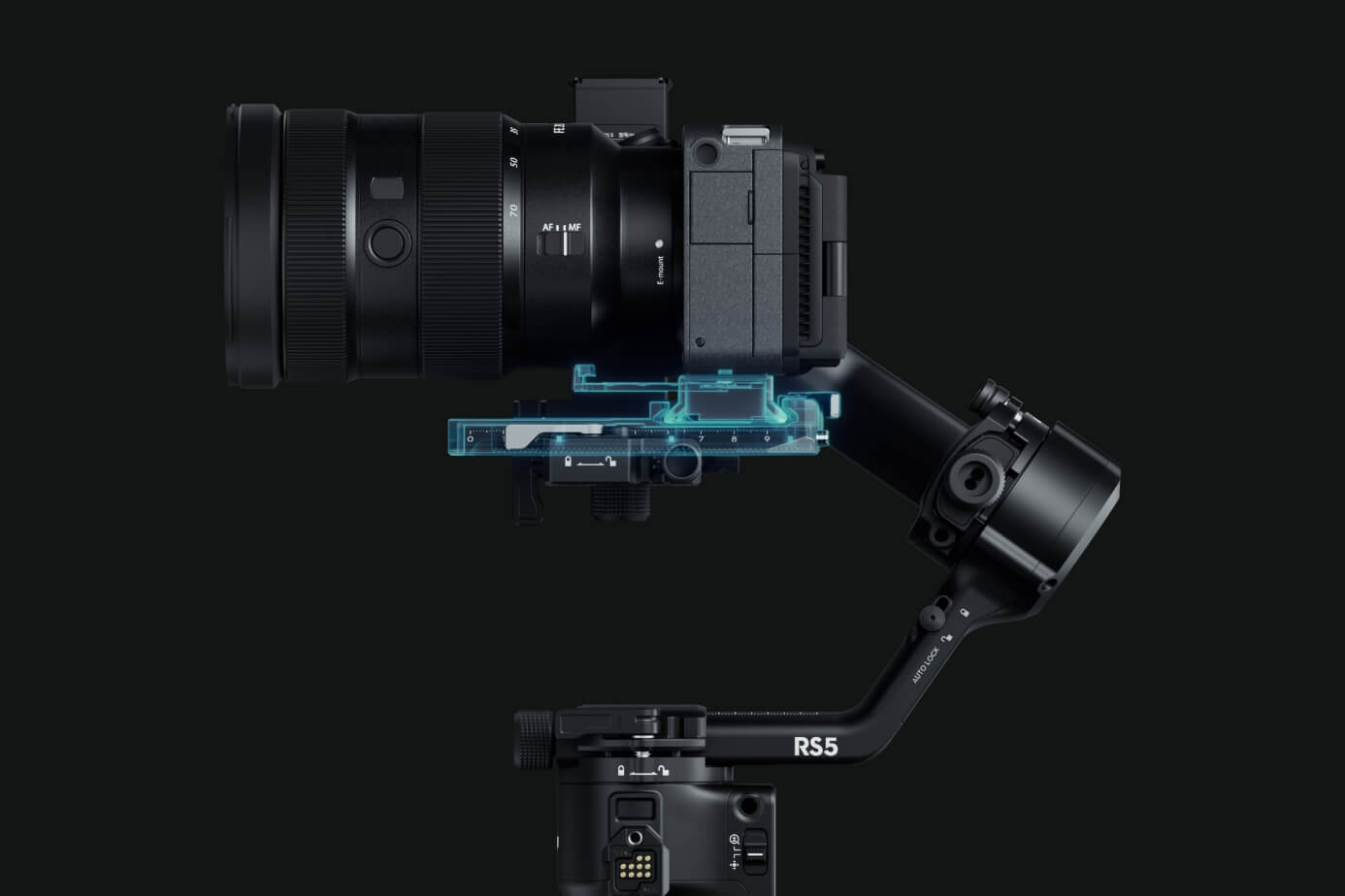 DJI RS 5 – Schneller Wechsel in den Hochformatmodus
