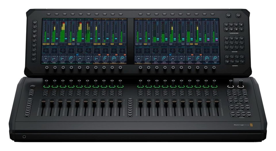 Blackmagic Design Fairlight Live Audio Panel 20 – Obere Ebene: Funktionen und Bearbeitung