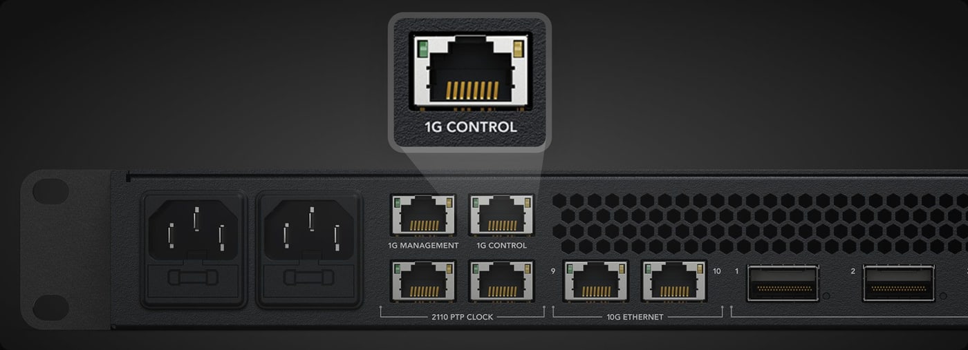 Blackmagic Ethernet Switch 820 – Eigener NMOS-Port