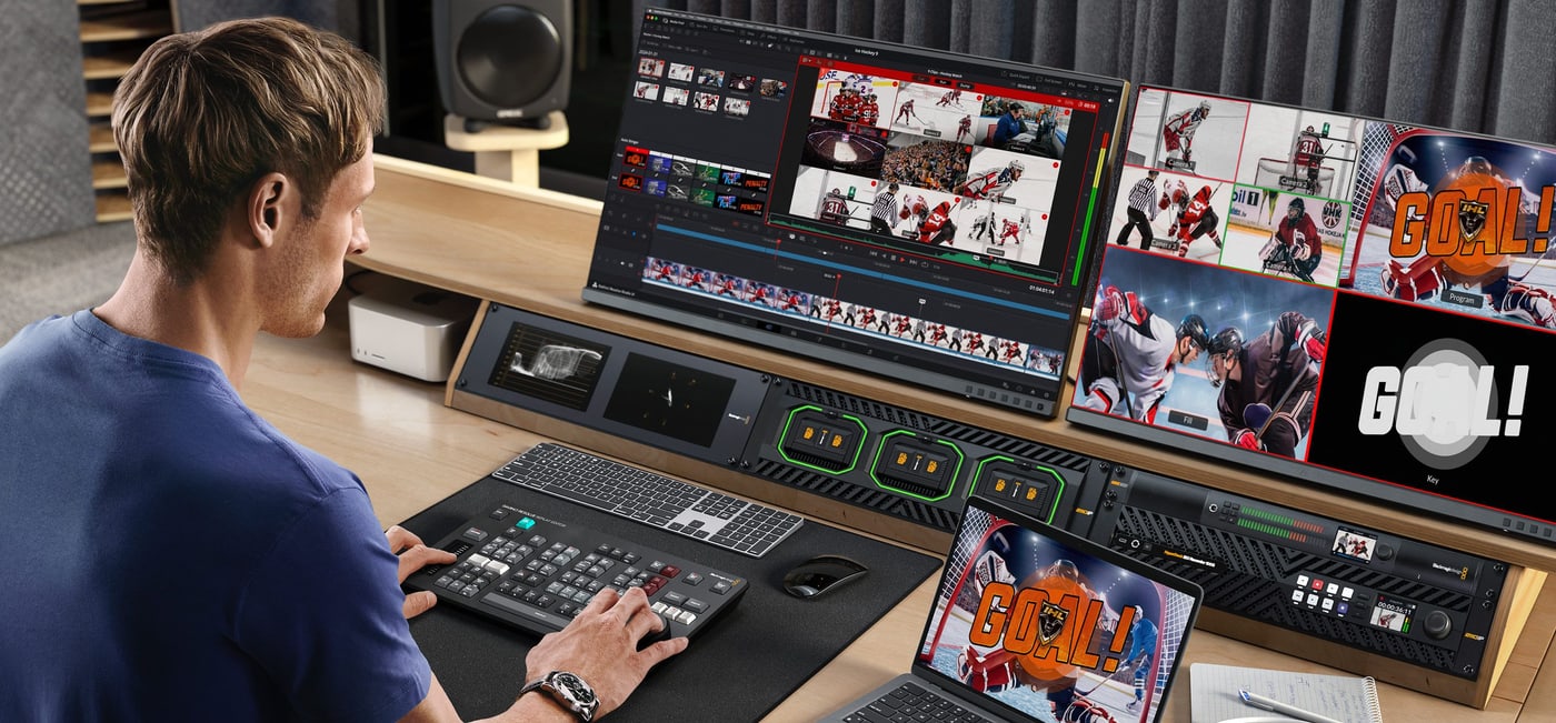 HyperDeck ISO Recorder 100G – Live-Replay in DaVinci Resolve