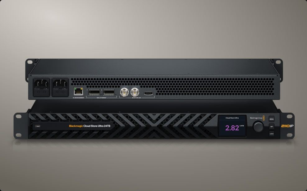 HyperDeck ISO Recorder 100G – Aufnahme auf schnellen Netzwerkspeicher