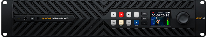 HyperDeck ISO Recorder 100G im Rackformat