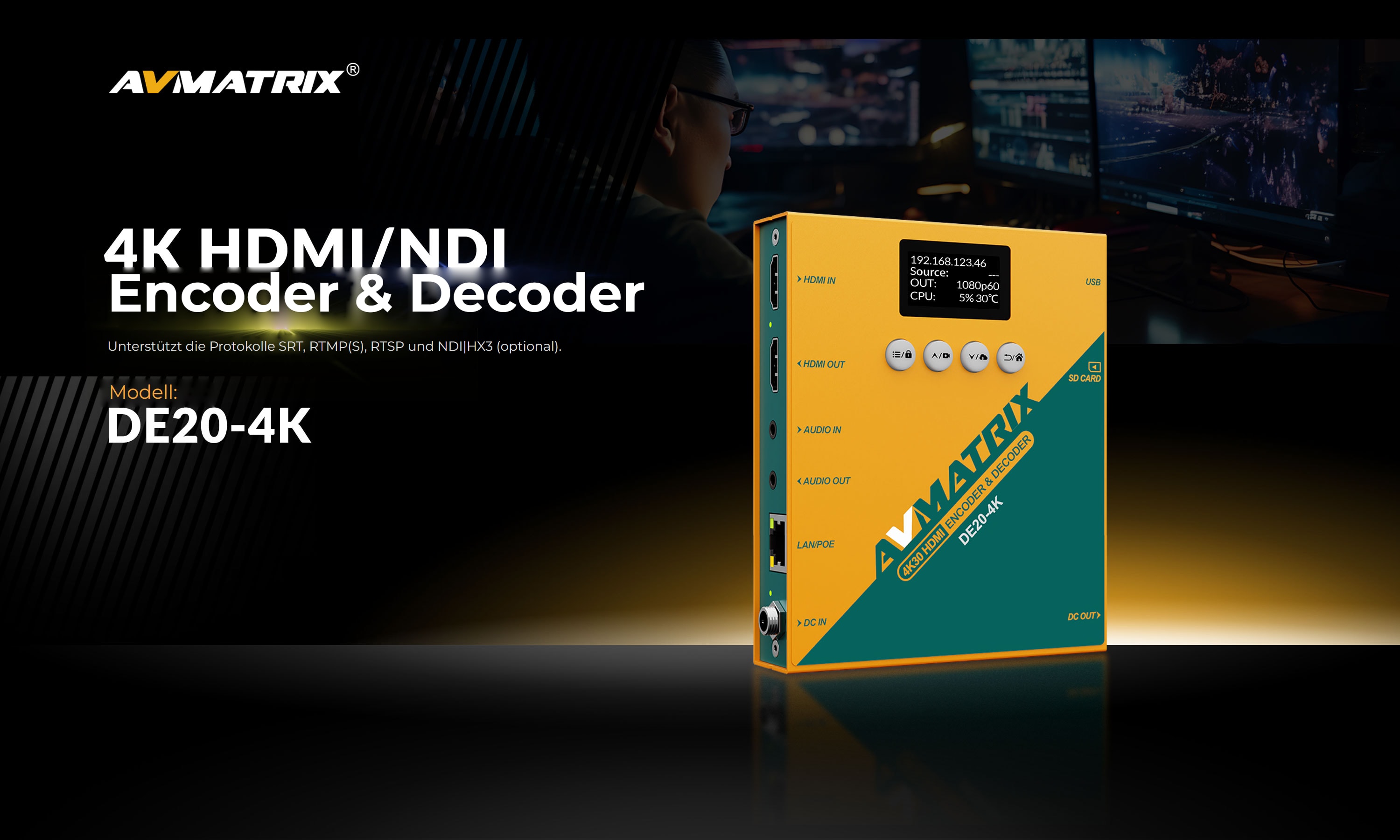 AVMatrix 4K HDMI Encoder & Decoder
