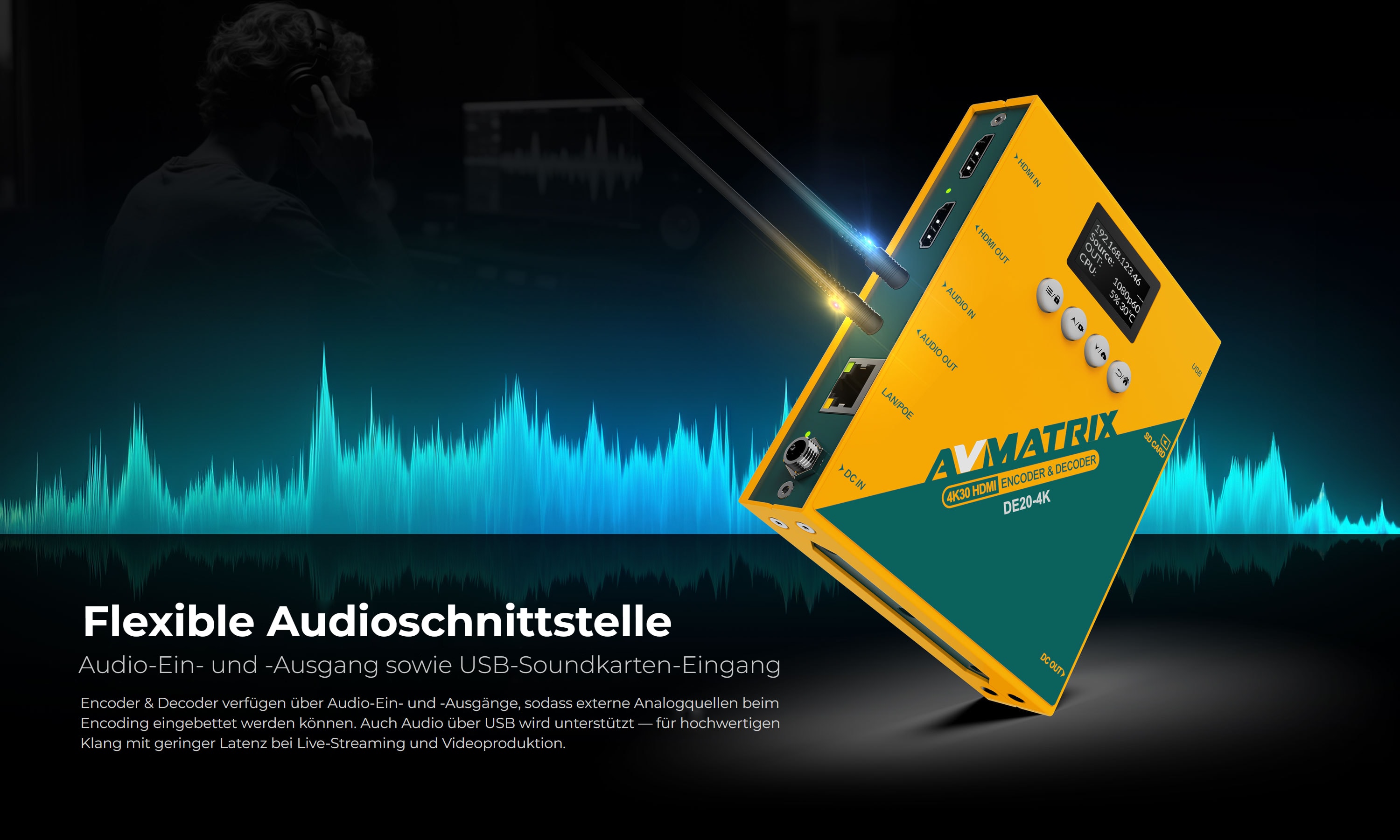 AVMatrix 4K HDMI Encoder & Decoder