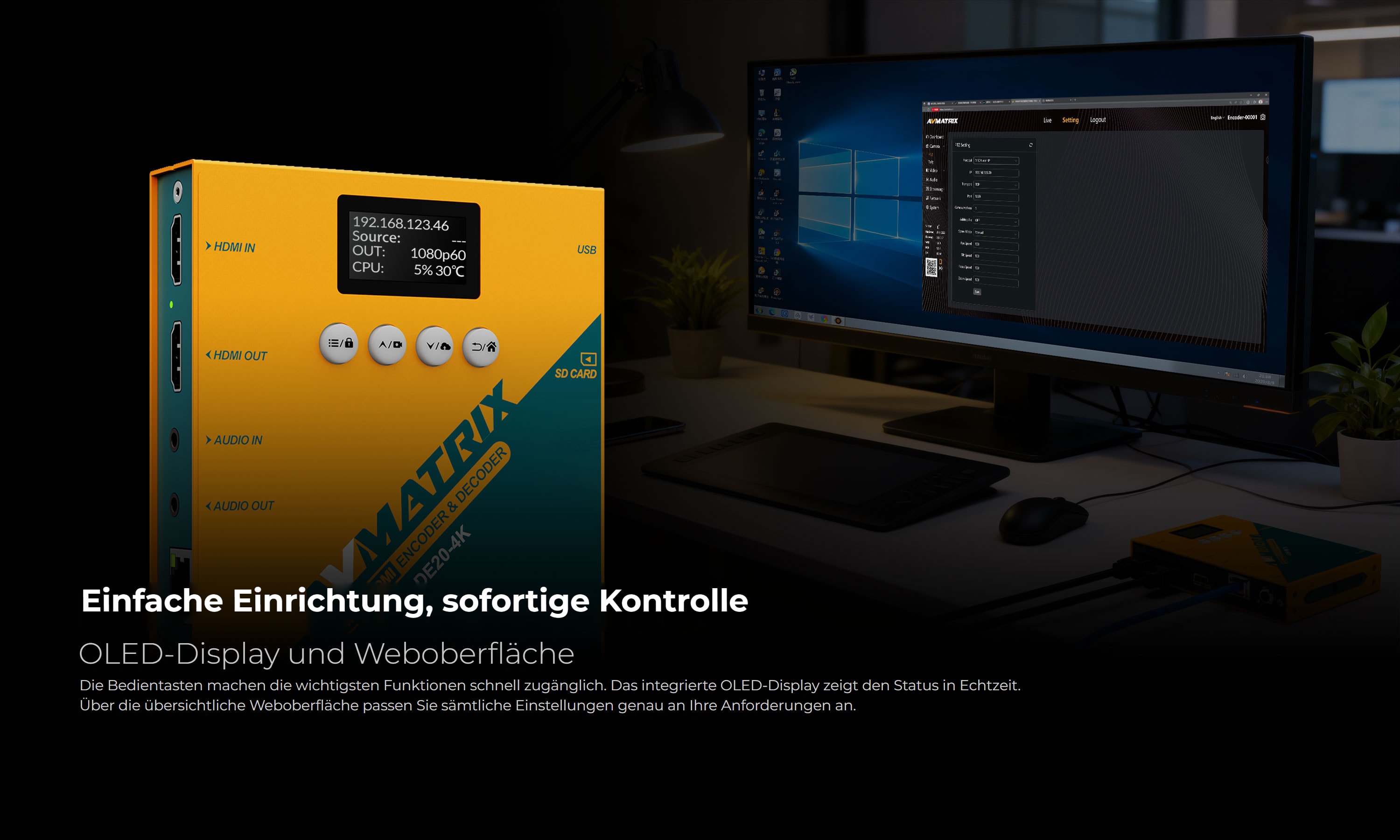 AVMatrix 4K HDMI Encoder & Decoder