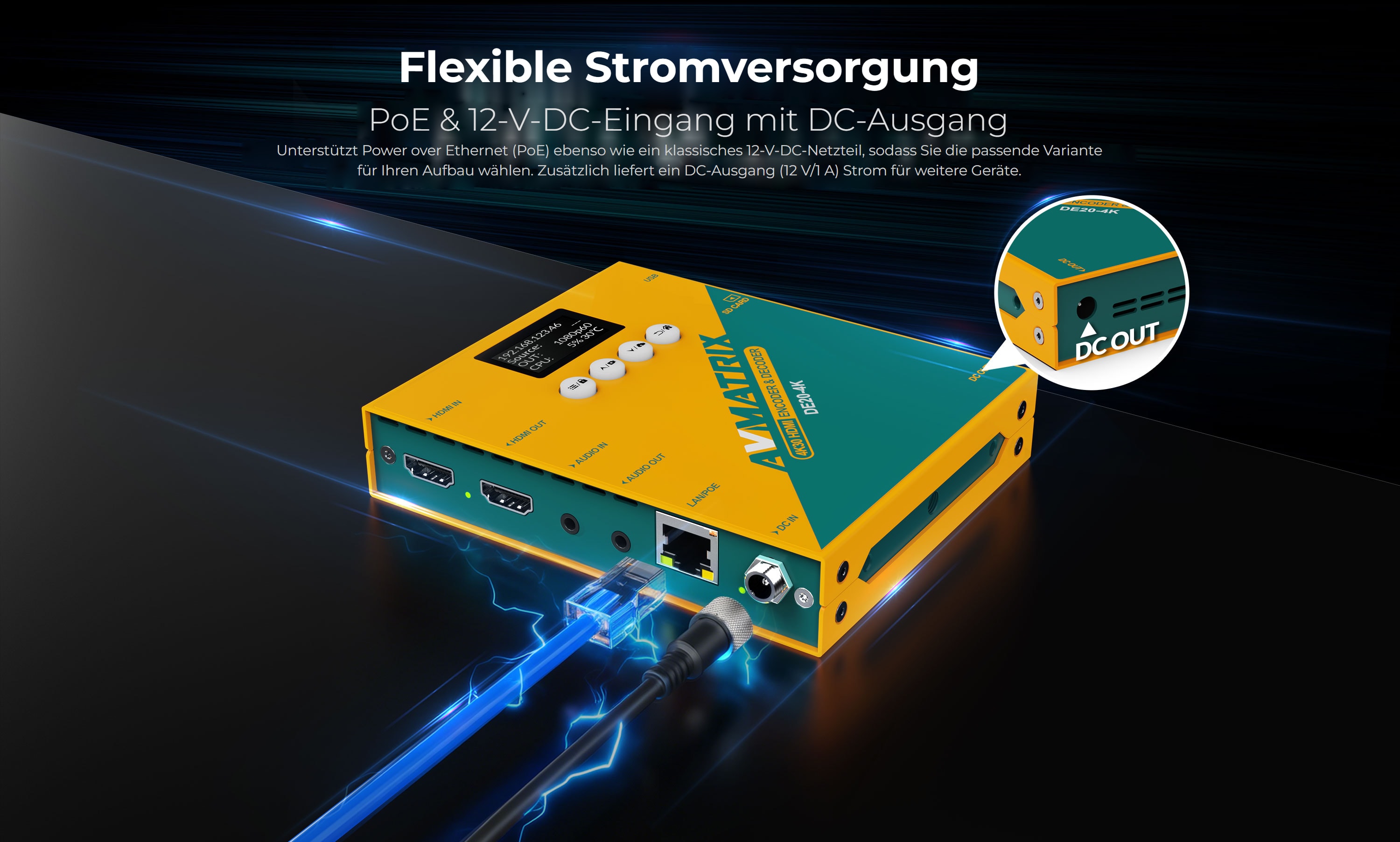 AVMatrix 4K HDMI Encoder & Decoder
