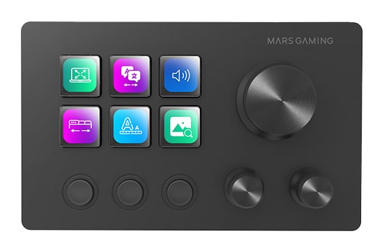 Mars Gaming MSD-TWO – 6 anpassbare LCD-Tasten