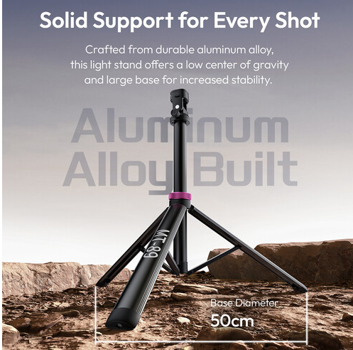 Ulanzi MT-89 nastavení výšky až okolo 2 m