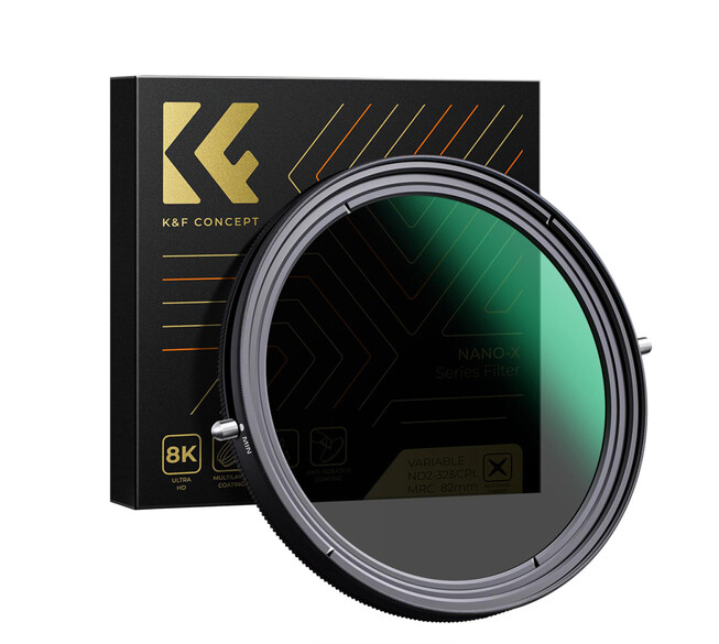 K&F Concept Nano-X VND a CPL filtr 77 mm