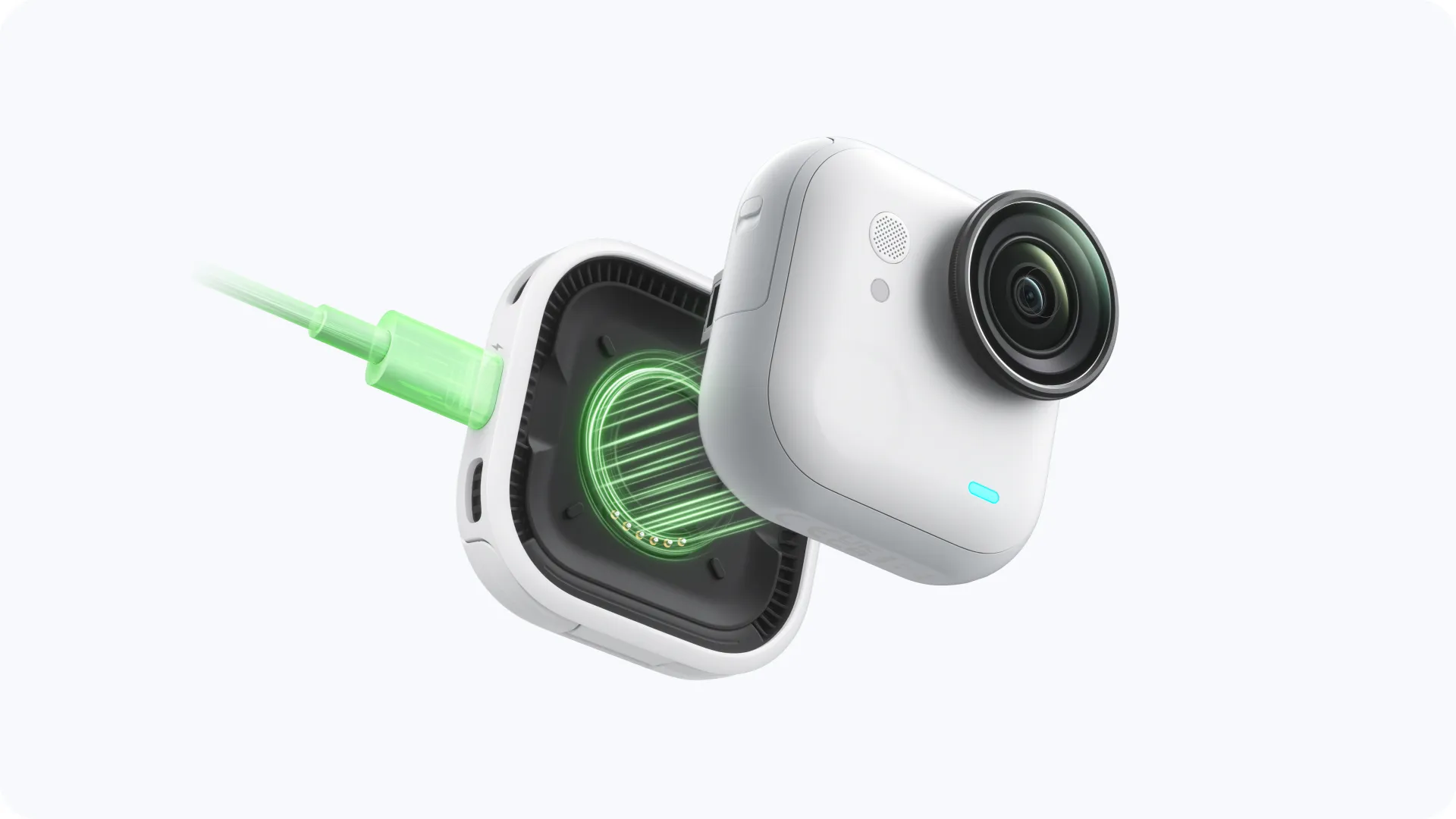 GO Ultra Kamera an der FOMO Flexi Mount befestigt