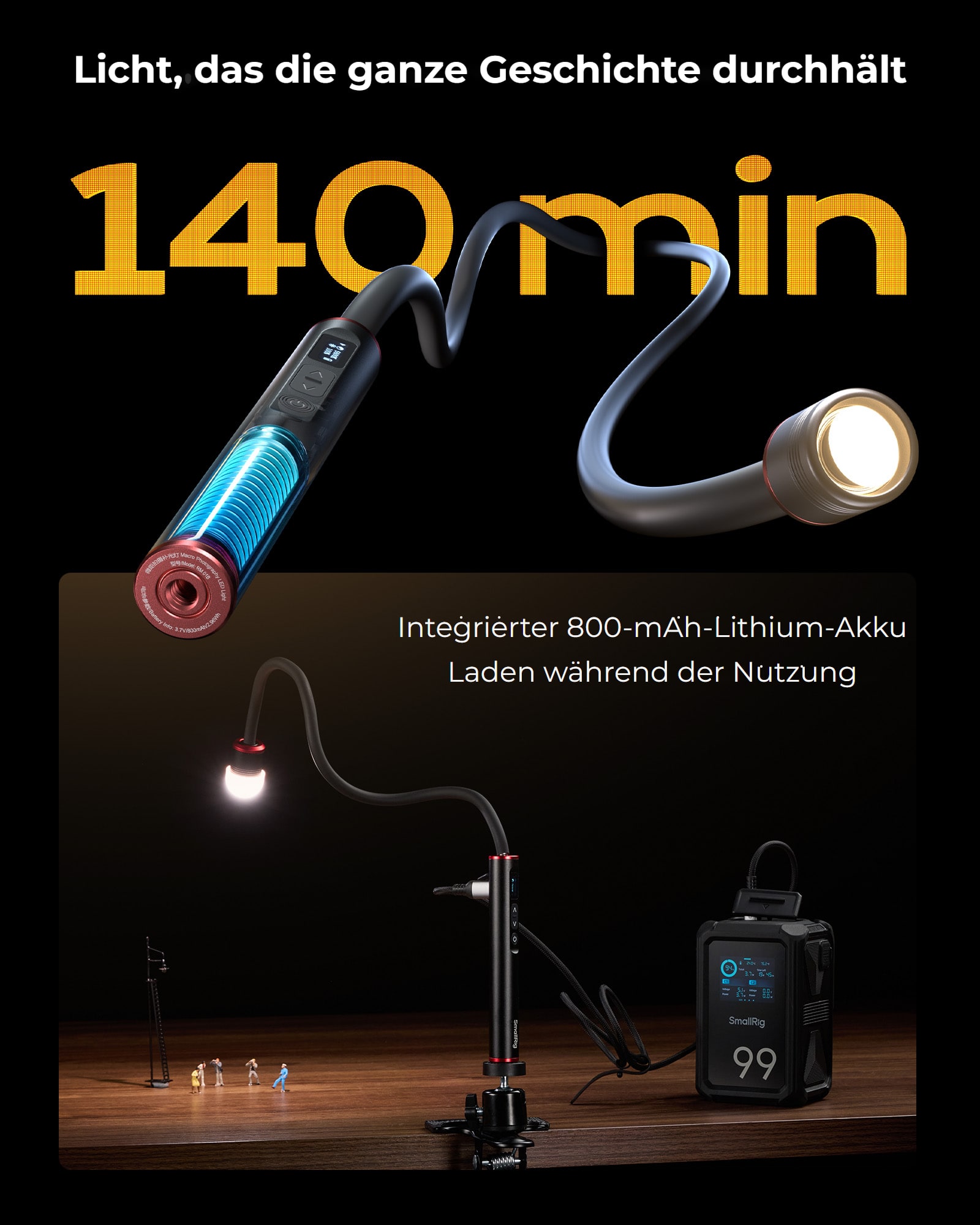 SmallRig RM 01B LED Macro Arm Light 6225 DE 10
