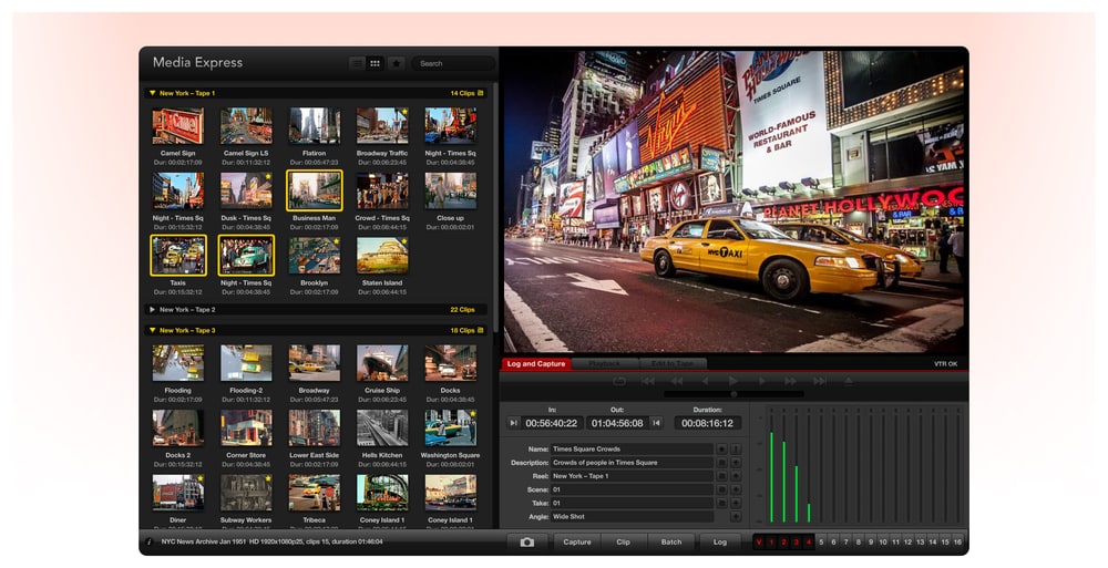 UltraStudio Express Monitor 3G – Mitgelieferte Software