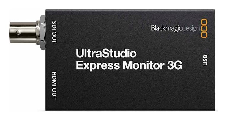 UltraStudio Express Monitor 3G – Zwei Ausgänge für professionelles Monitoring