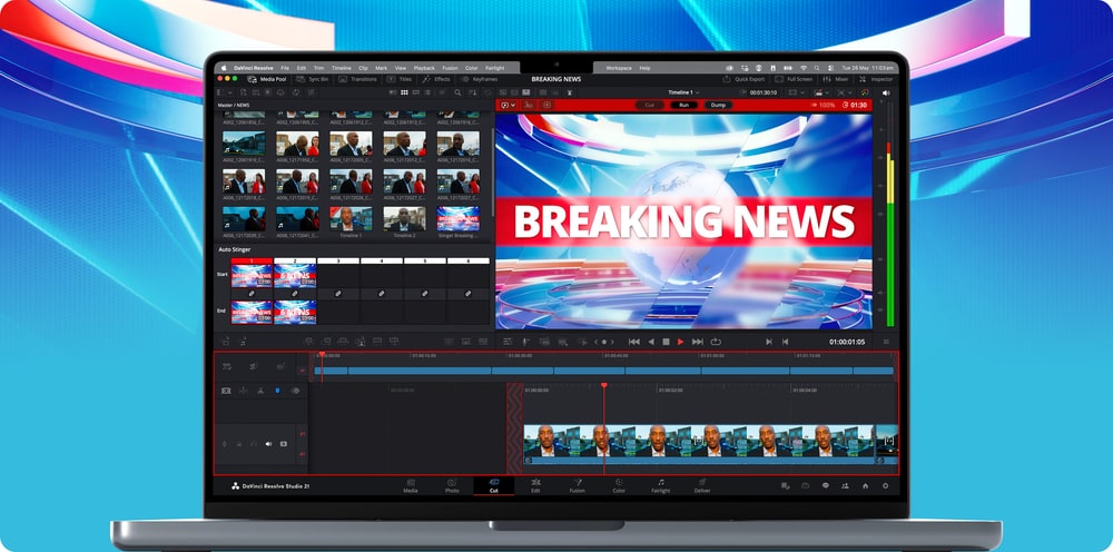 UltraStudio Mini Replay 12G – Nachrichten und Replay in DaVinci Resolve