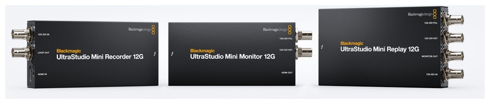 UltraStudio Mini Replay 12G – Drei Modelle der Serie UltraStudio Mini 12G