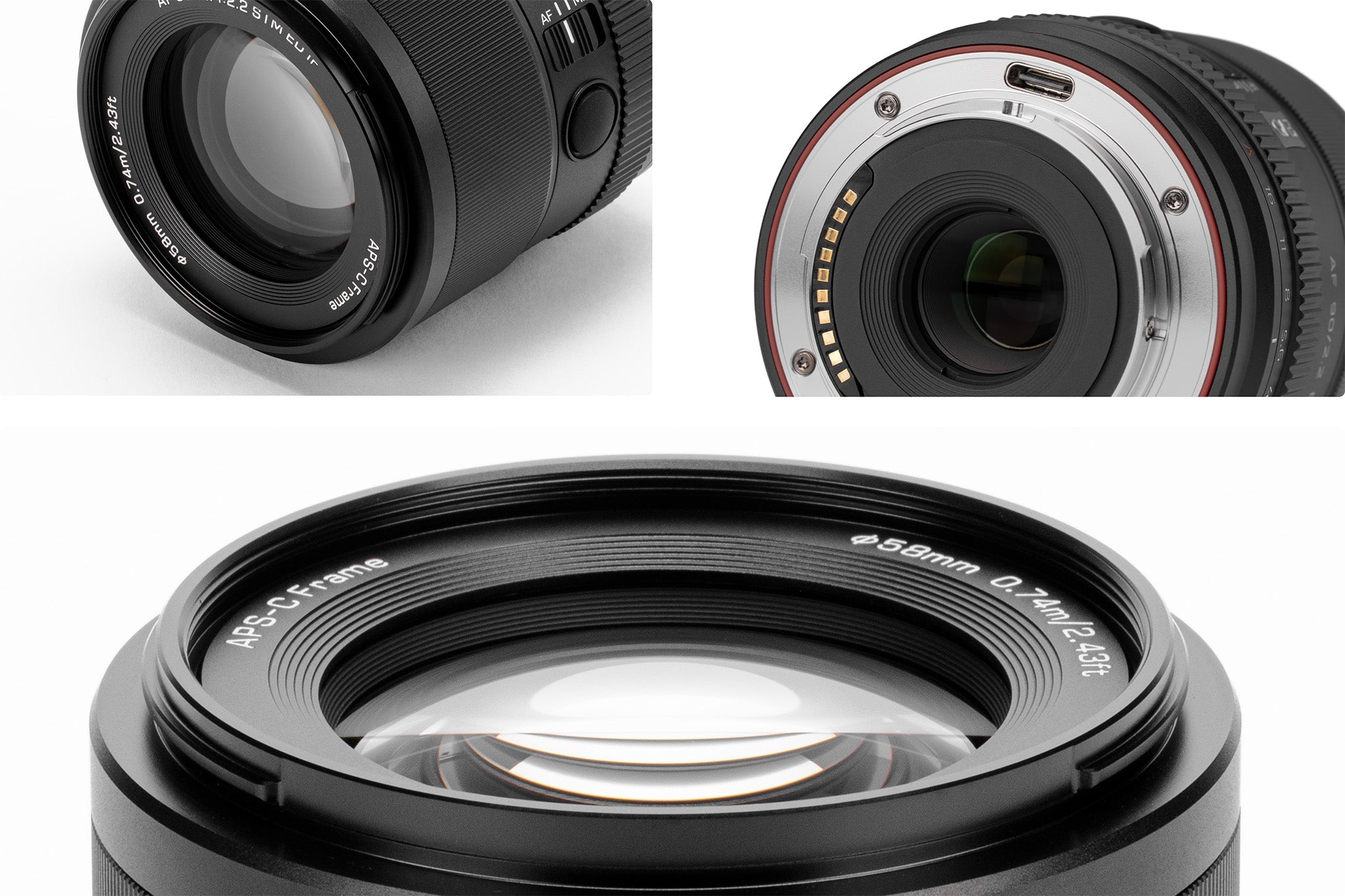 Optisches Detail des Viltrox AF 90 mm F2,2 E