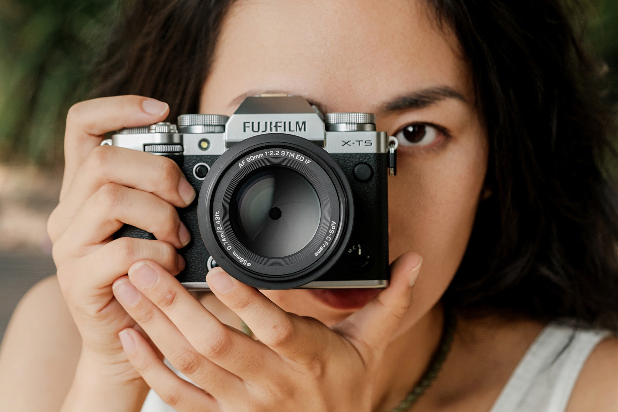 Viltrox AF 90 mm F2,2 XF an einer Fujifilm-Kamera