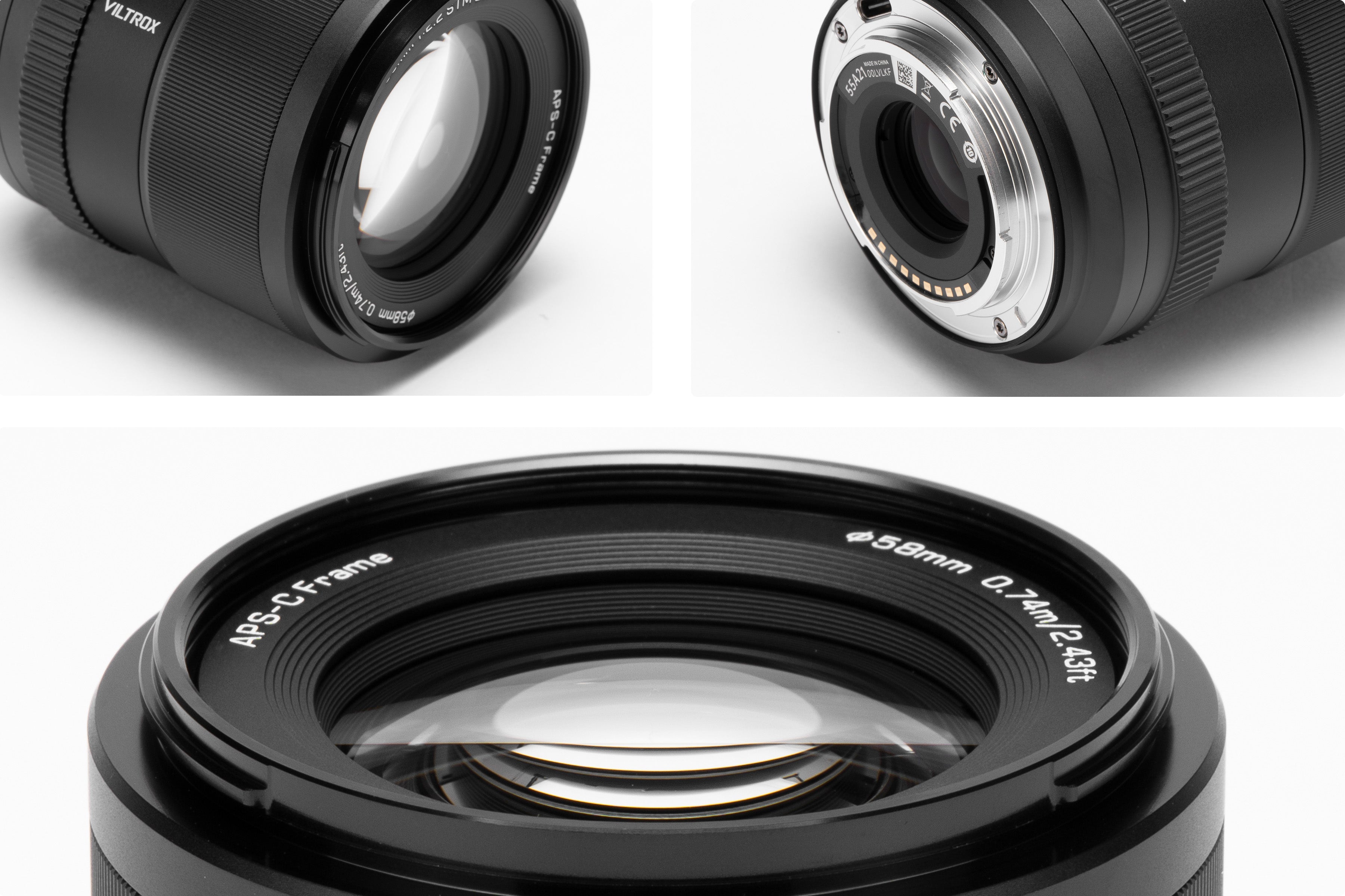 Optisches Detail des Viltrox AF 90 mm F2,2 XF