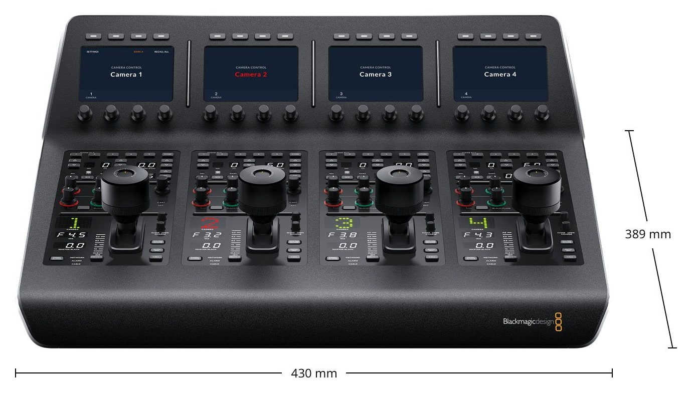 ATEM Camera Control Panel – Abmessungen