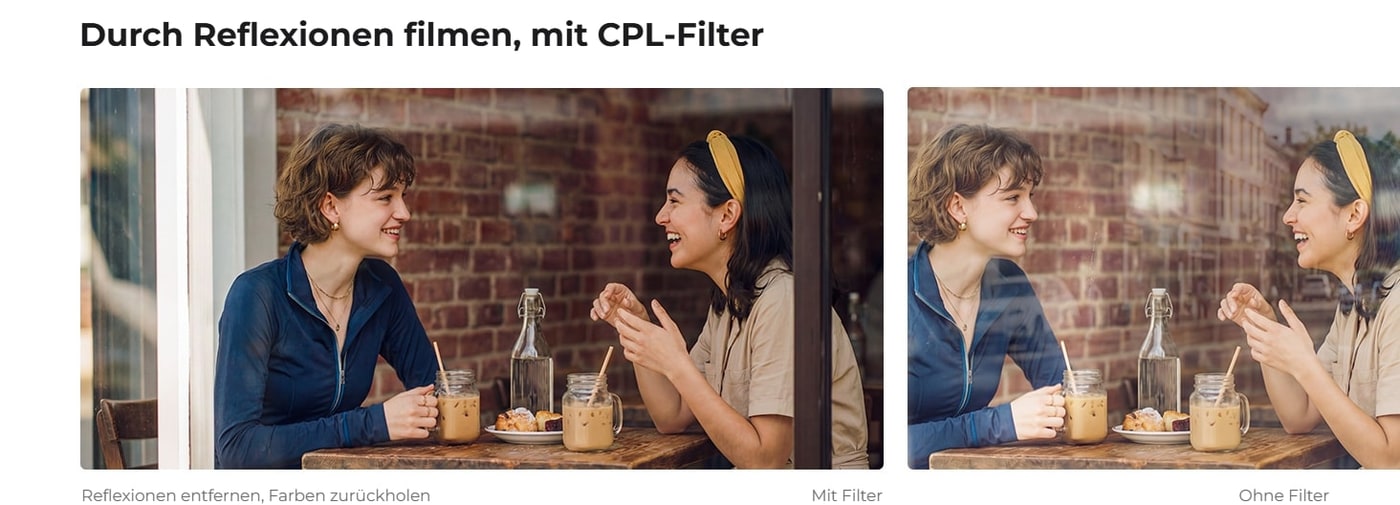 Reflexionen im Glas