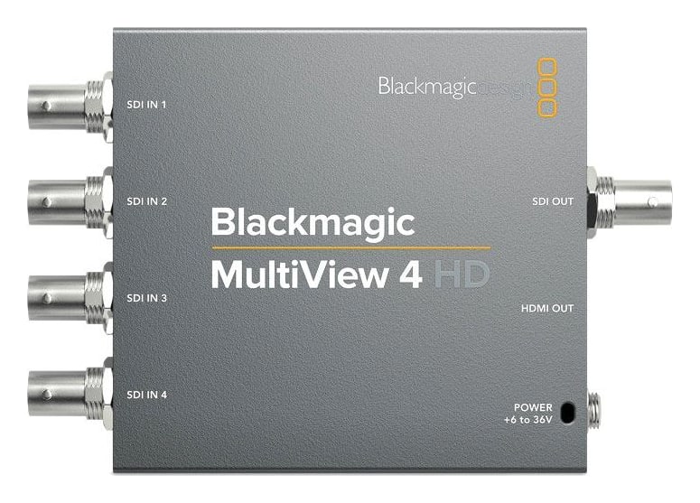 Blackmagic MultiView 4 HD – Kleine Box für Regie und Außeneinsatz