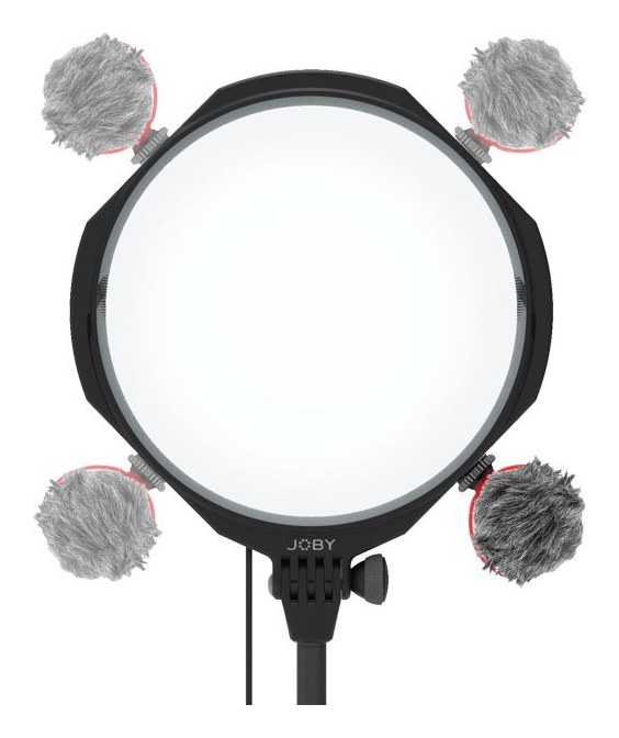Joby Beamo Studio Deluxe Lighting Kit – Cold Shoes für ein Mikrofon