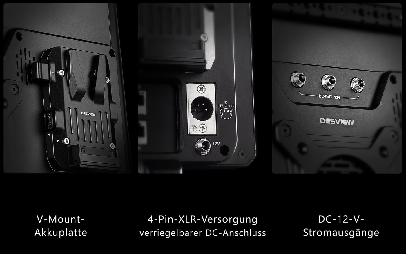 Desview Core OL16 MAX – Strom rein, Strom raus