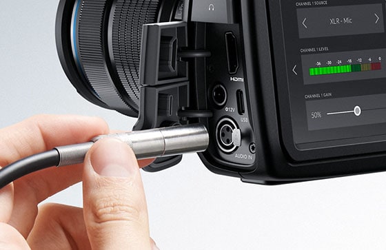 Mini-XLR mit Phantomspeisung