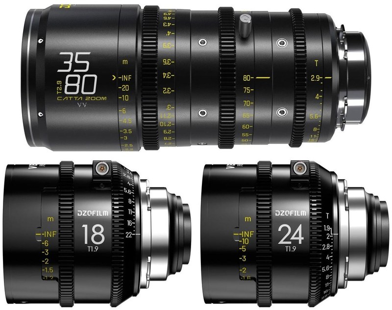 DZOFILM Education Set – Ausbildungsset Catta Ace 35–80 mm + Vespid Prime2 18/24 mm, metrisch
