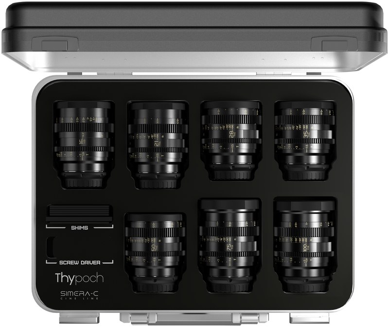Thypoch Simera-C 16–100 mm Set mit 7 Objektiven Sony E