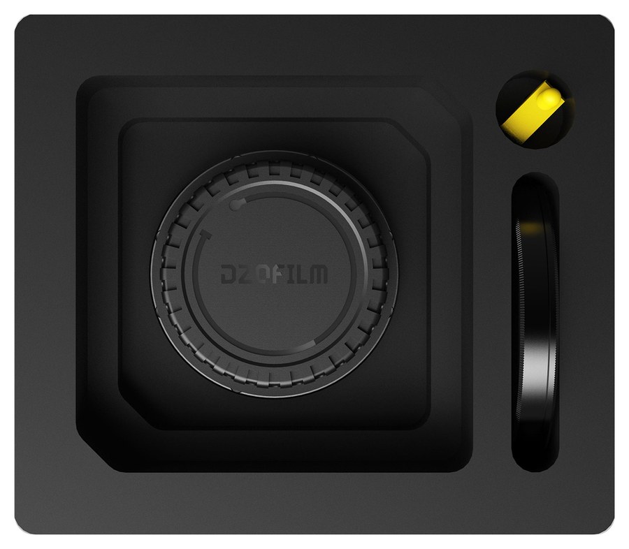 DZOFILM Pavo 55 mm T2,1 anamorphotisch 2× – Neutral, PL/EF, Fuß-Skala – EF-Anschluss im Lieferumfang