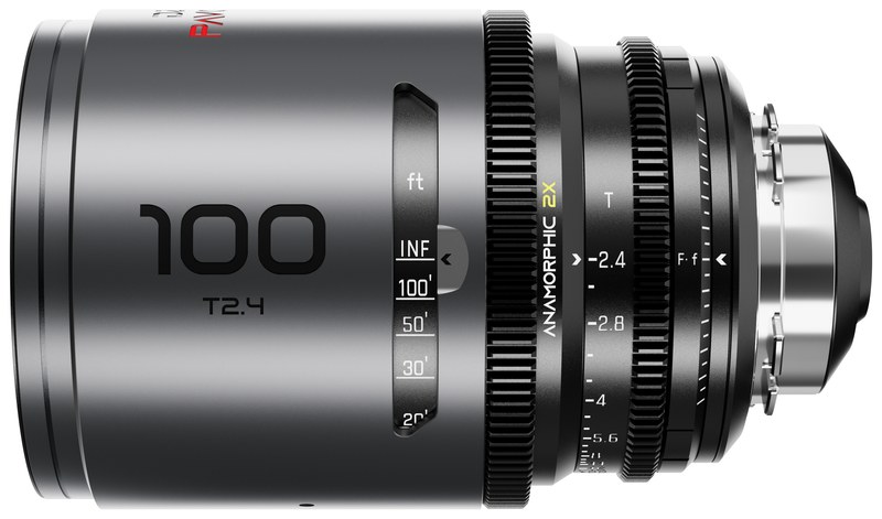 DZOFILM Pavo 100 mm T2,4 anamorphotisch 2× – Neutral, PL/EF, Fuß-Skala