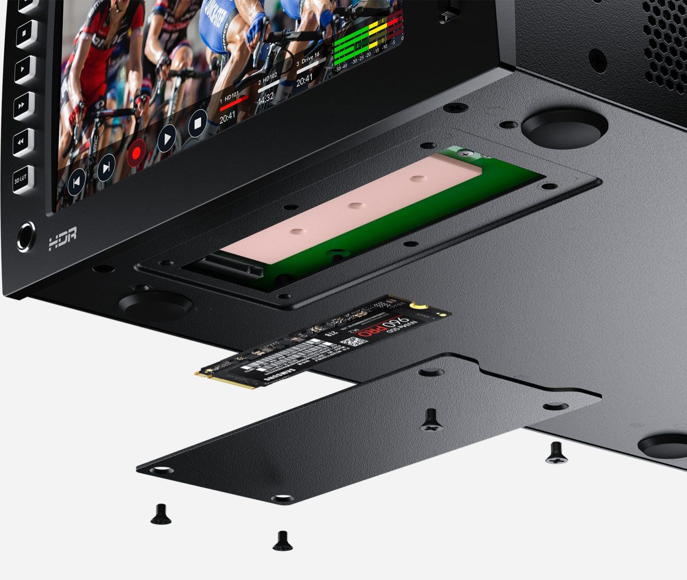 HyperDeck Extreme 8K HDR – Optionaler Medien-Cache