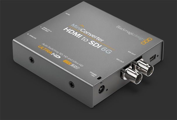 Mini Converter HDMI to SDI 6G – Video und Ton in einem SDI-Signal