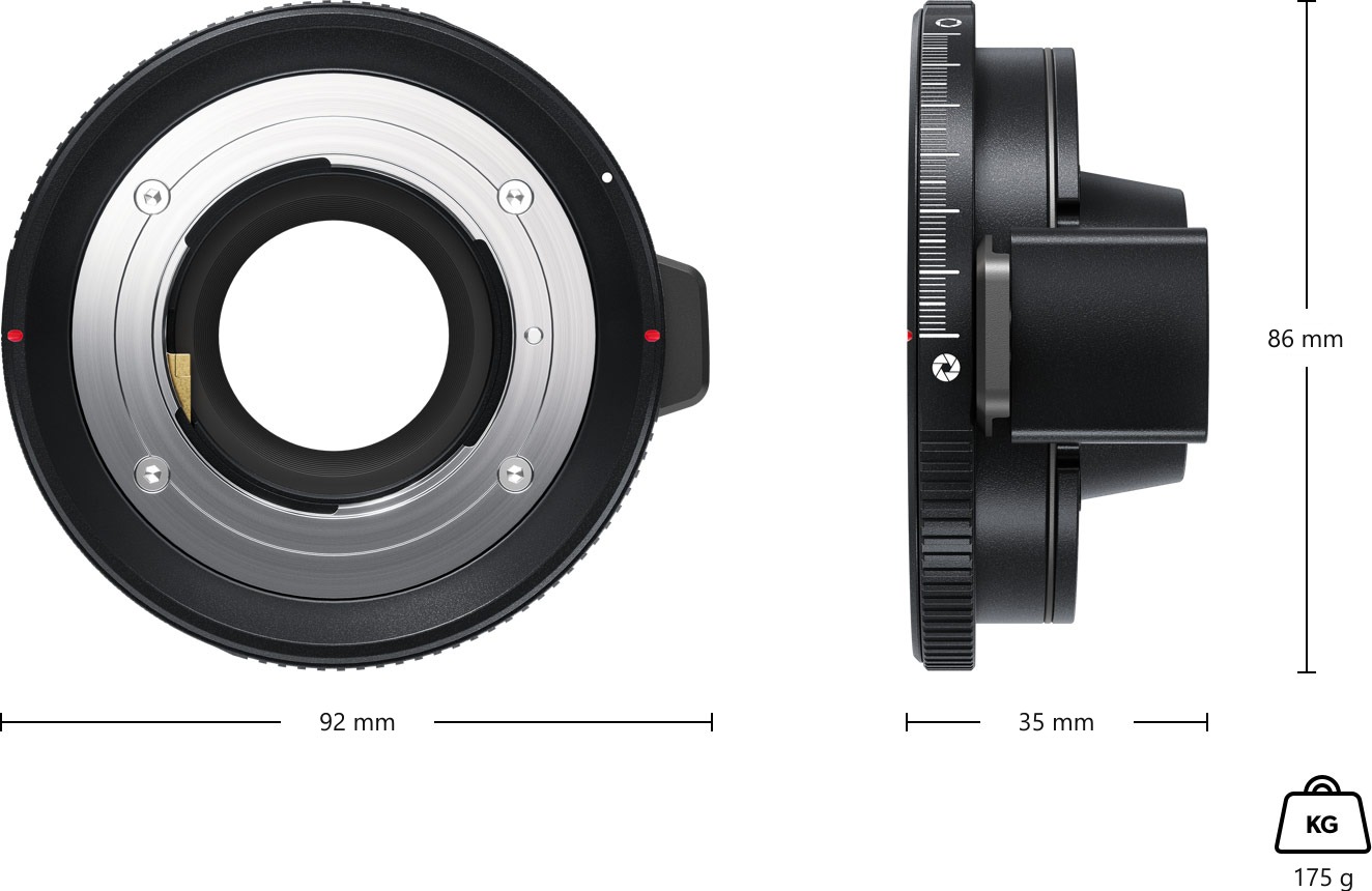 Blackmagic Design URSA Mini Pro F Mount – Maße und Gewicht
