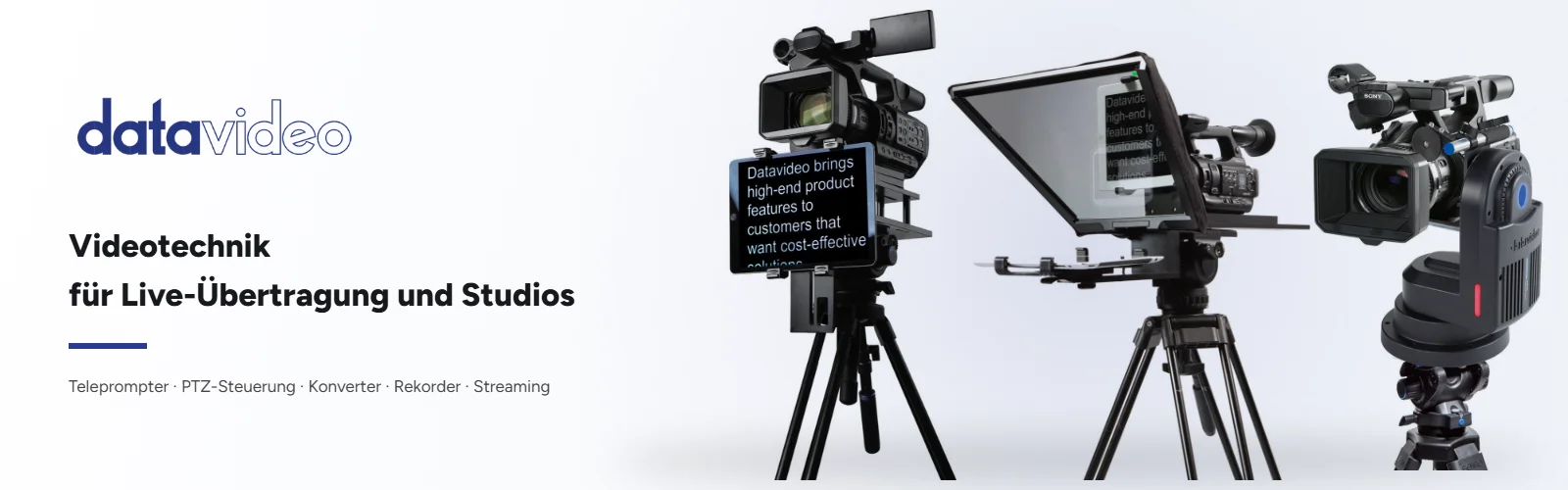 Datavideo – Videotechnik für Live-Übertragung und Studios