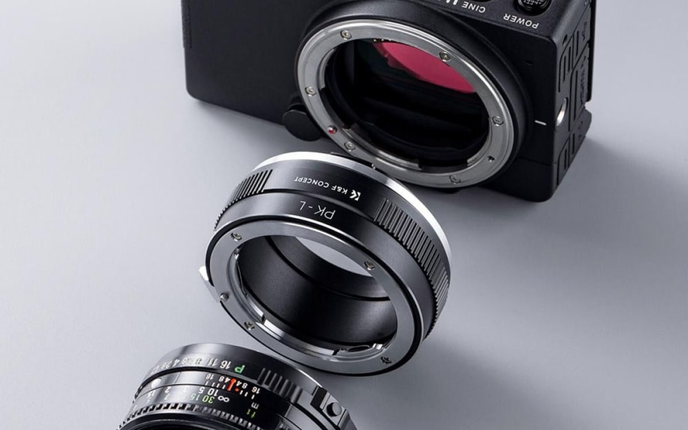 Objektive Pentax K an Kameras L-Mount