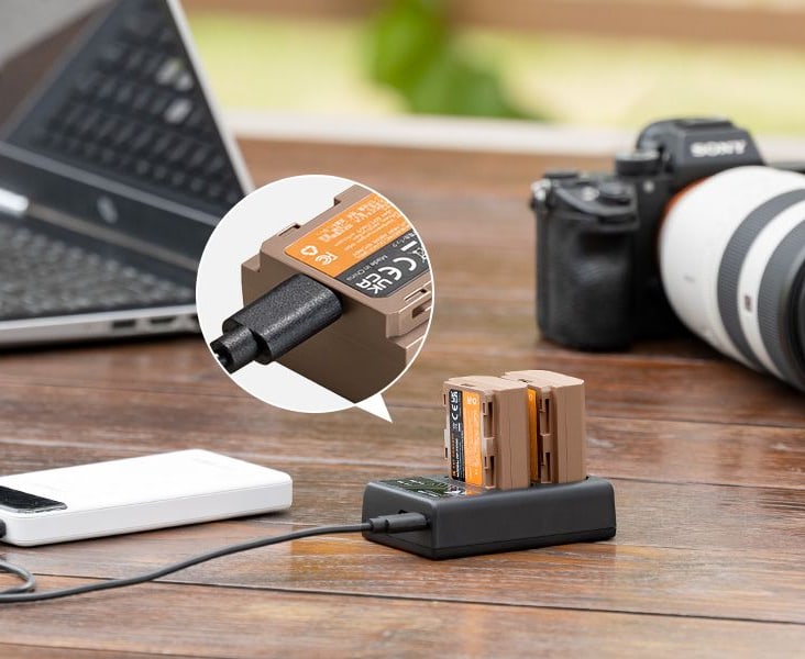 Laden über USB-C
