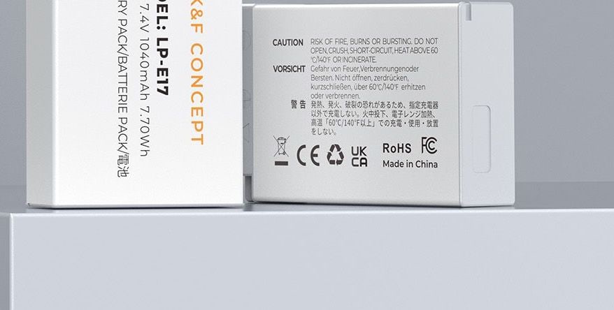 Zwei Akkus mit je 1040 mAh