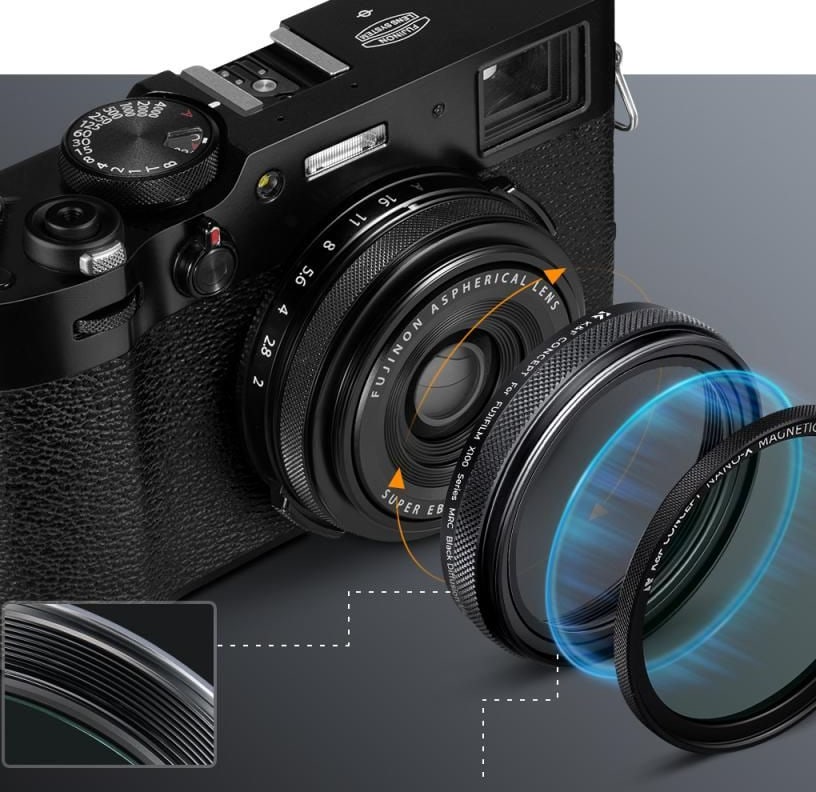 K&F Concept Nano-X UV-Filter für Fujifilm X100
