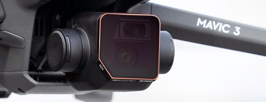 K&F Concept 4-teiliges Filterset ND64 + ND128 + ND256 + ND512 für die Drohne DJI Mavic 3