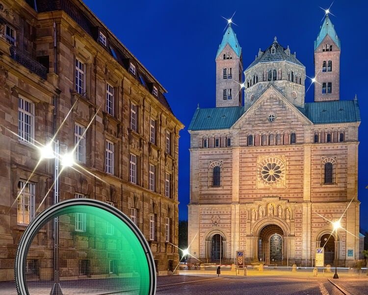 Sterne aus Lichtpunkten