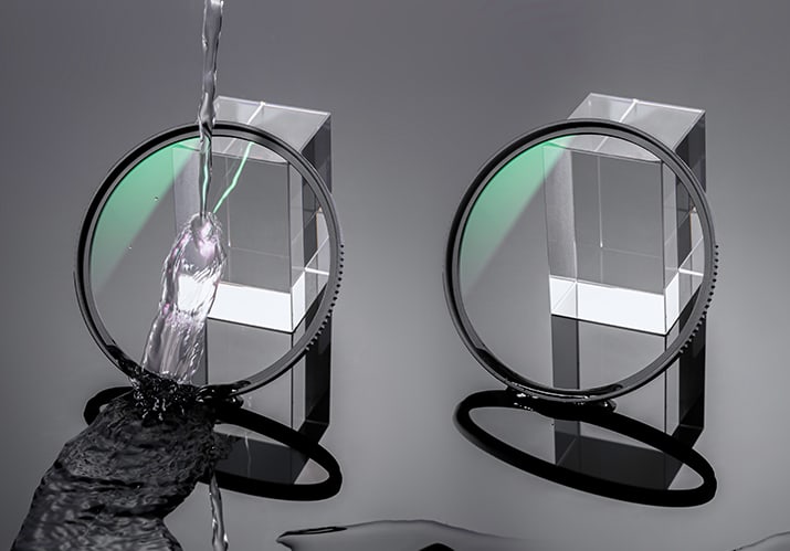 Wasser und Fett perlen ab