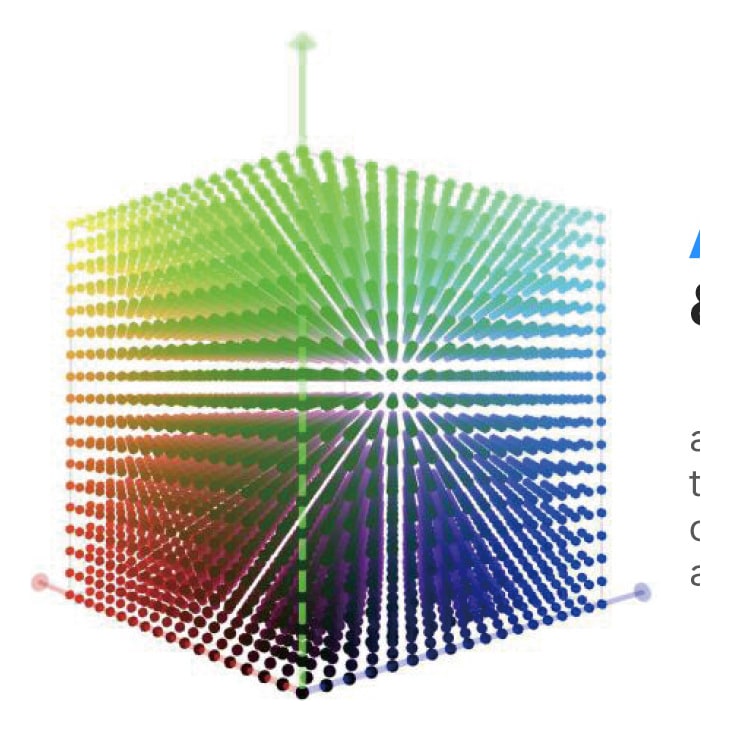 Präzise Farben dank 3D-LUT